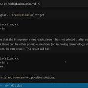 Interacting With Prolog Programs Prolog Basics 02