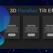Javascript Parallax Tilt Effect Using Vanilla Tilt Js 3D Tilt Hover Effects