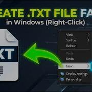 How To Create And Save A TXT File On Your PC