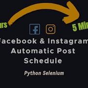 Automatic Instagram And Facebook Post Scheduling Using Python Selenium And Excel