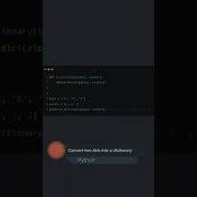 Convert Two Lists Into A Dictionary Shorts Python