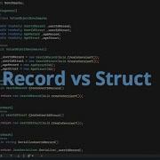 Record Vs Struct In C
