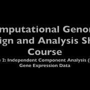 Computational Genome Design And Analysis Short Course Module 2 ICA Of Gene Expression Data