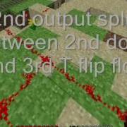 Minecraft 4 Bit Counter Redstone Circuit