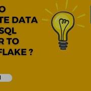 Data Migration Part 1 Migrate Data From On Prem SQL To Snowflake