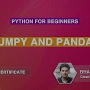 Python For Beginners Live Course Numpy And Pandas In Python Python Basics Great Learning