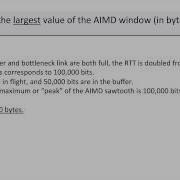 CS144 Fall 2013 Video 4 3a Single AIMD Flow Worked Example