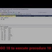 MSSQL Execute Stored Procedure Multiple Times