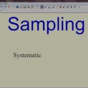 Systematic Sampling