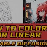 How To Use New ControlNet In Stable Diffusion To Color Your Lineart