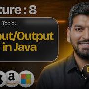 Lecture 8 Input Output In Java DSA Series By Babbar