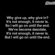 Breaking Benjamin Until The End Lyrics On Screen HD