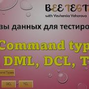 L4 SQL Command Types DDL DML DCL TCL Базы данных для тестировщиков Типы SQL операторов