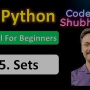 15 Sets In Python Python Tutorial For Beginners Code With Shubhankar