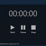 Stopwatch With Source Code JavaFX