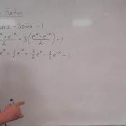 A Level Further Maths H1 06 Hyperbolic Functions Solve Cosh X 3sinh X 1