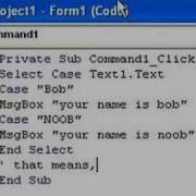 VB6 Select Cases VB6