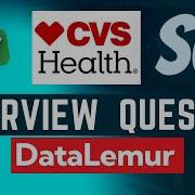 Part 3 CVS HEALTH Interview Question Solved SQL Pharmacy Analytics Everyday Data Science