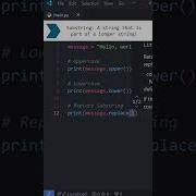 Python Basics STRING METHODS In Under A Minute