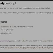 Gatsby Error With Typescript And CSS Modules