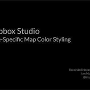 Mapbox Studio Scale Specific Map Color Styling