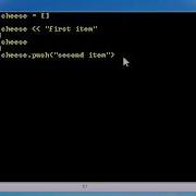 Ruby Programming Tutorial 28 Push And Pop
