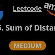 Sum Of Distances Leetcode 2615 Road To FAANG 178