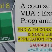 Tutorial 8 With Construction And Some Useful Application Properties VBA Macros Excel Programming