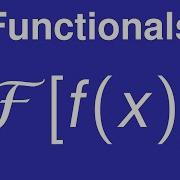 Functionals