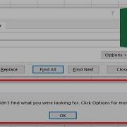 Fix Find And Replace Not Working In Microsoft Excel