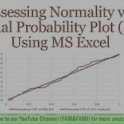 Assess Normality With Ease Normal Probability Plot Using MS Excel Part 3 4