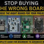 Stop Buying The Wrong Board Arduino Vs ESP32 Vs STM32 Vs Raspberry Pi Vs BeagleBone Vs Jetson Nano