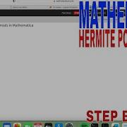 How To Code Hermite Polynomials In Mathematica