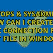 DevOps SysAdmins How Can I Create An ODBC Connection From Bat File In Windows