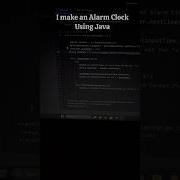 I Created An Alarm Clock Using Java New Coding Python Java