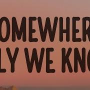 Keane Somewhere Only We Know Lyrics