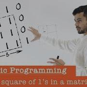 Largest Square Of 1 S In A Matrix Dynamic Programming