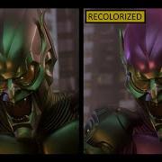 Green Goblin Recolored Test Comic Version
