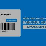 Barcode Generator Javascript Project With Source Code
