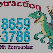 5 Digit Subtraction With Borrowing And Regrouping Dinosaur Math DinoMath