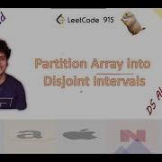Partition Array Into Disjoint Intervals Leetcode 915 Live Coding Session