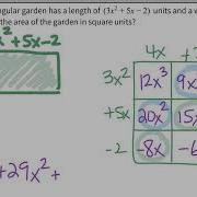 Finding Area By Multiplying Polynomials