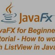 JavaFX And MySQL For Beginners Tutorial How To Add ListView In JavaFX