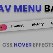 CSS Nav Menu Bar Hover Effects CSS Hover Effects