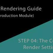 Beginner Arnold Rendering Guide For CGI Production Module Step 04 The Common Render Settings Tab