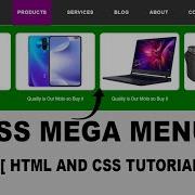 How To Make Mega Menu Using Html And CSS