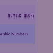 Automorphic Numbers