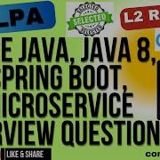 Core Java Java 8 Spring Boot Microservice Interview Questions Persistent System L2 Round