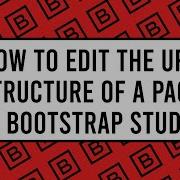 How To Edit The URL Structure Of A Page In Bootstrap Studio