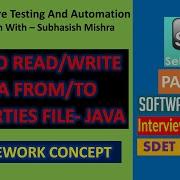 27 How To Read Write Data From To Properties File In Java Selenium Framework